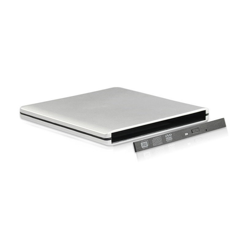 Portable USB 30 External DVD Enclosure Case for Laptop PC 95mm SATA Trayload Optical Drive DVDRW DVD
