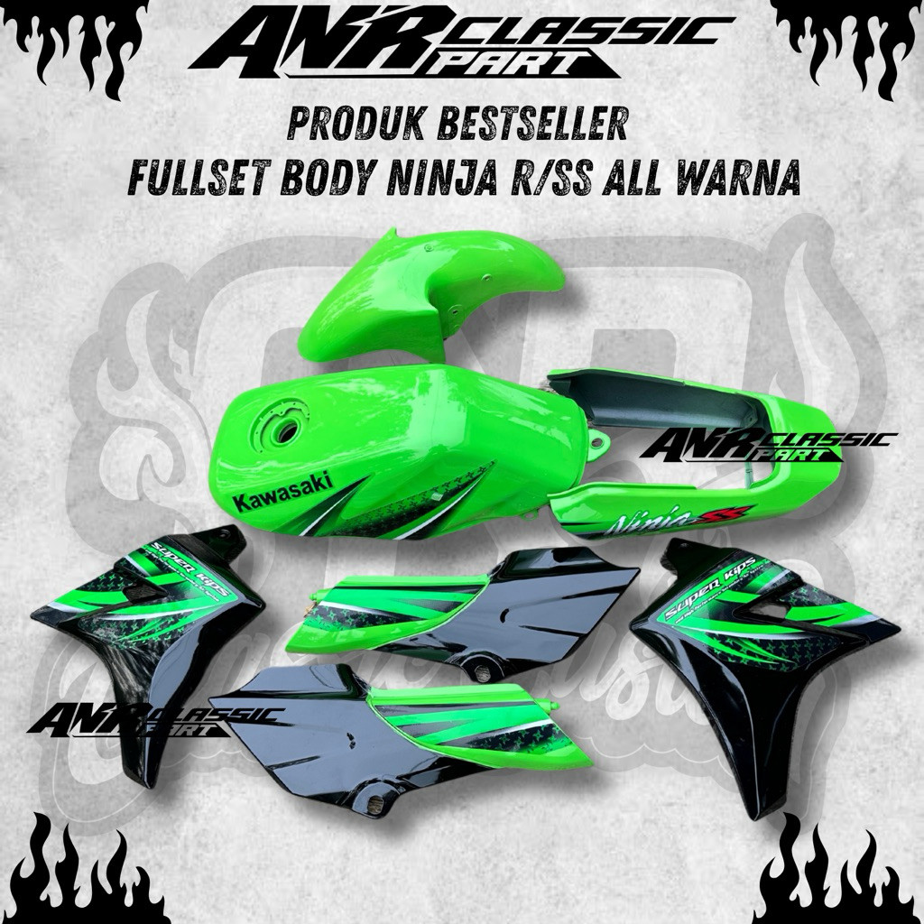 Fullset Body Kawasaki Ninja SS Ninja R Fullset Body Dan Tangki Ninja ss Ninja R
