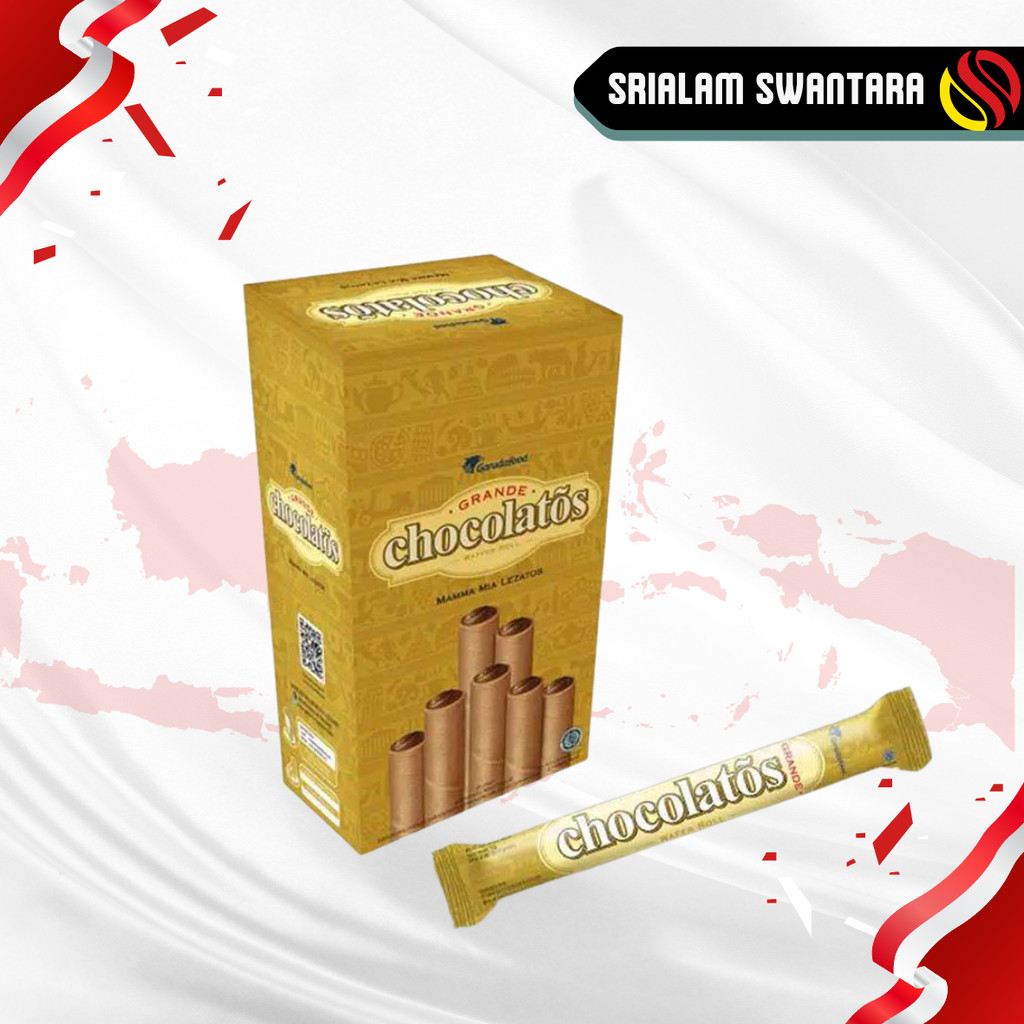 Chocolatos Wafer Roll 1 Box - 24 Pcs Dus Pak