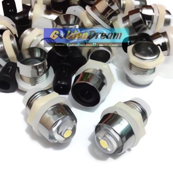 Sarang LED 8mm lamp holder dudukan lampu jaket biji LED dilengkapi spacer mur dan baut