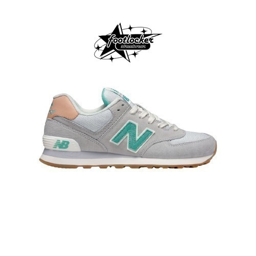 Sepatu New Balance  WL574BCB Grey Green  Original   Unisex