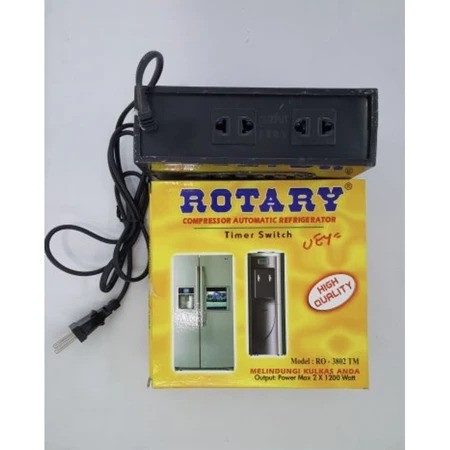 TIMER SWITCH KULKAS ROTARY KUNING 3802