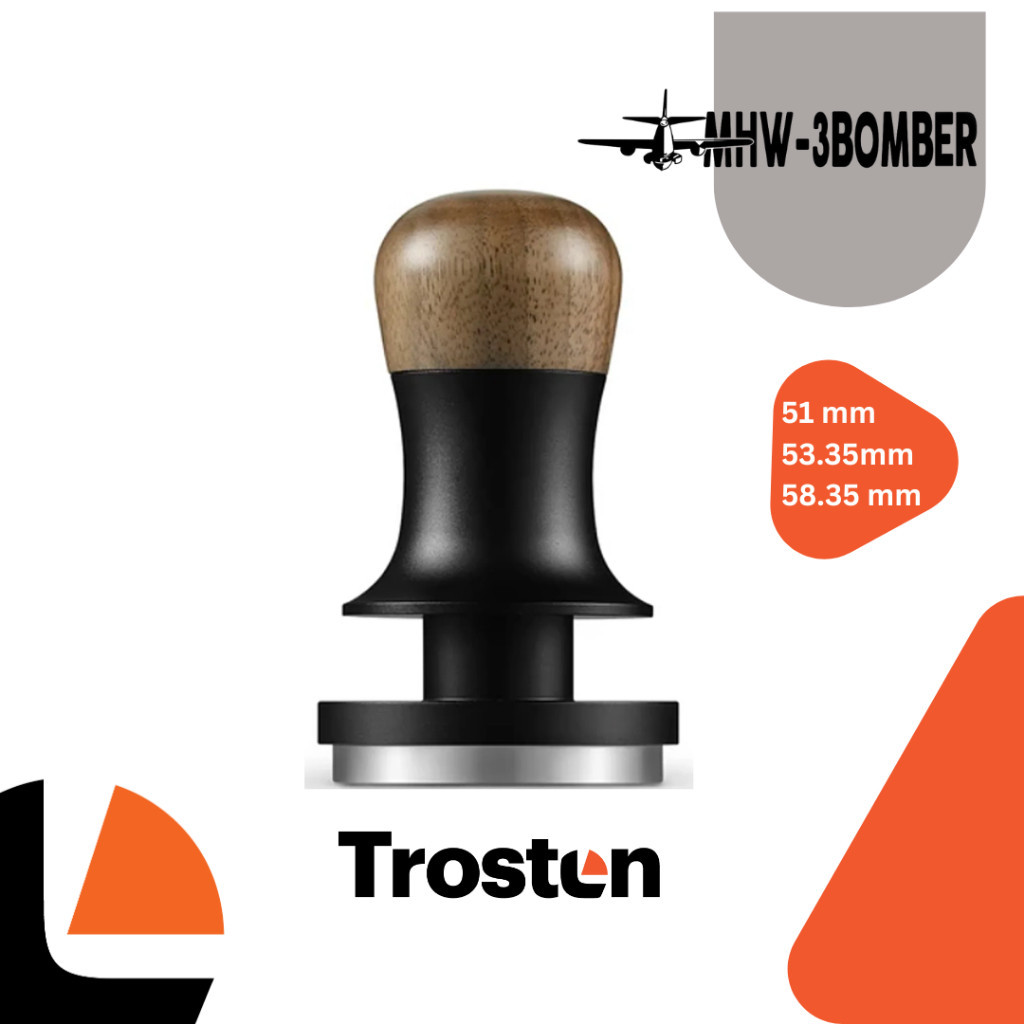 Trosten x MHW-3BOMBER - 51mm 53.35mm 58.35mm Flash Constant Pressure Tamper Click 2.0 /Material SUS 