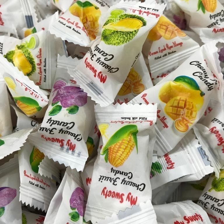 PERMEN LUNAK ANEKA RASA PERMEN LUNAK RASA BUAH BUAHAN / PERMEN LUNAK JAGUNG