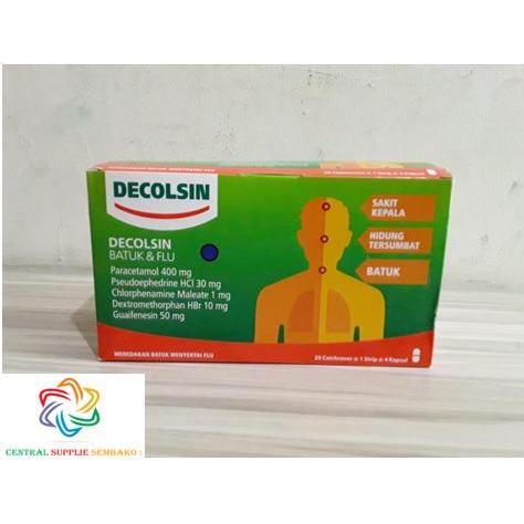 Decolsin Obat Kapsul [25 strip / 1 box] Pasti Ori 