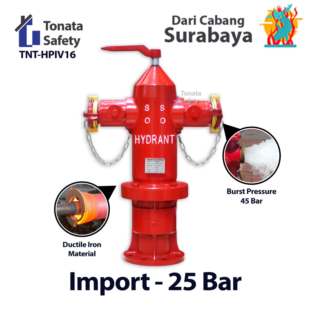 Hydrant Pillar Tonata Two Way VDH / Hydrant Pillar Two Way Import / Pilar Hydrant Two Way VDH / Hydr