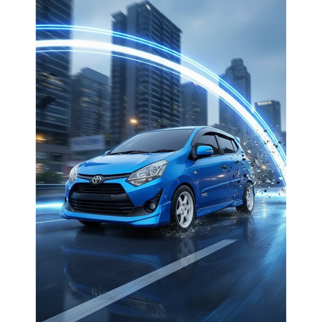 BUMPER bodykit Toyota Agya 1200cc trd 2017 2018 2019 BUMPER AGYA BODY KIT AGYA GRADE-A