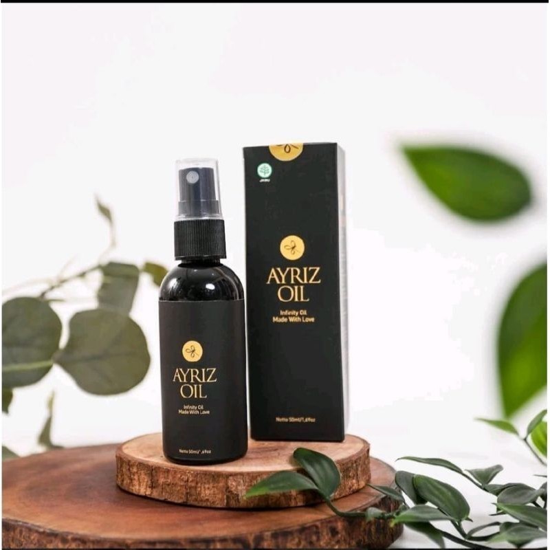 AYRIZ INFINITY OIL SIZE 50ML ORIGINAL / MINYAK TERAPI BALUR GOSOK HERBAL BPOM . By Culinary COD Terl