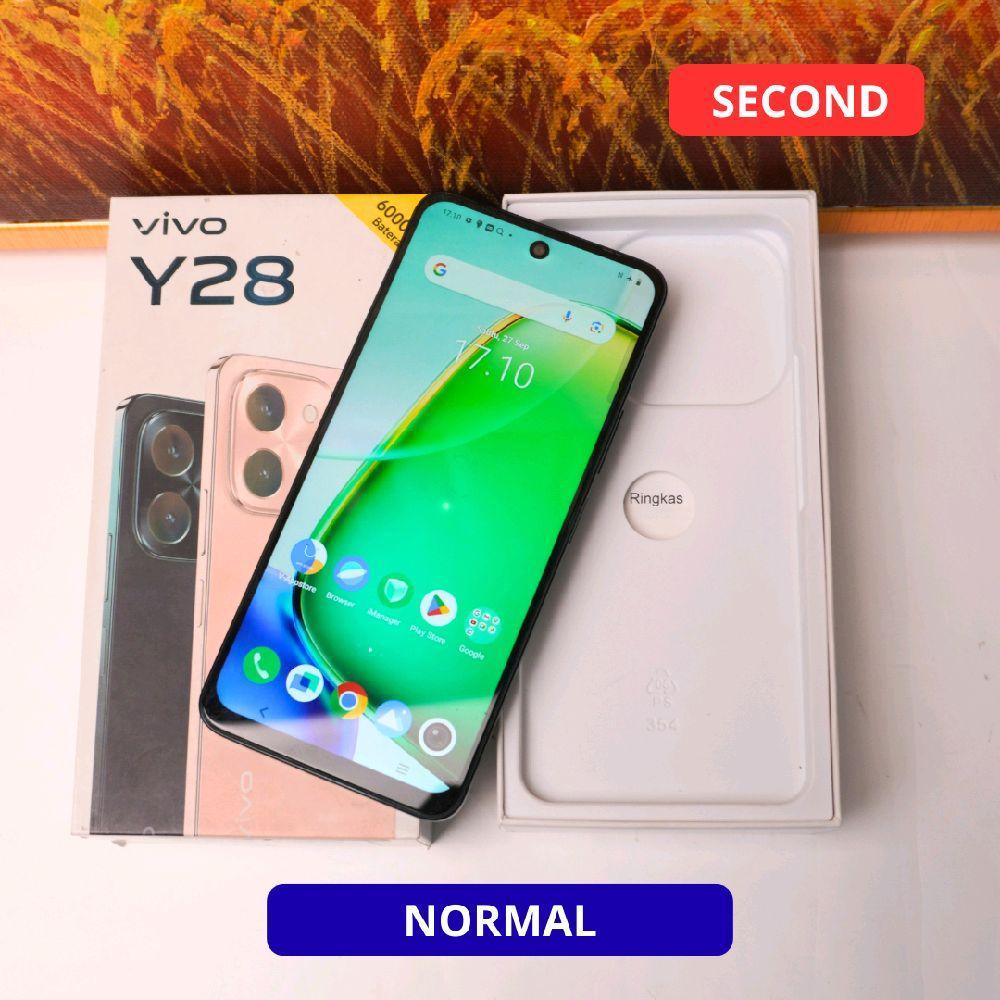 VIVO Y28 6/128 GB - HP SECOND ORIGINAL SINAR MUTIARA CELL