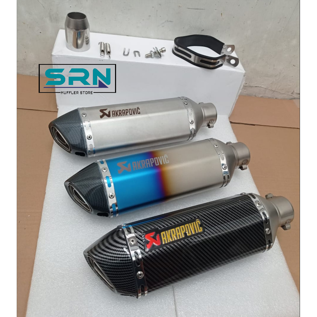 Silincer Knalpot Akrapovic GRADE Series Ori Import