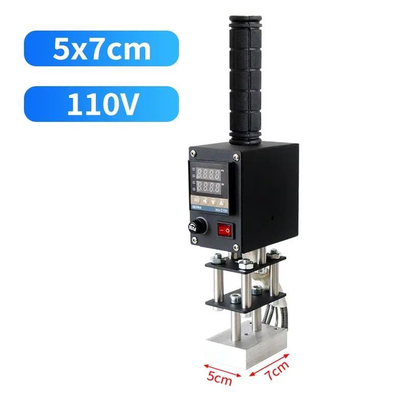 Handheld Hot Stamping Machine Heat Press Digital Leather Tool Paper Wood Custom Logo Foil Stamp ZS-H