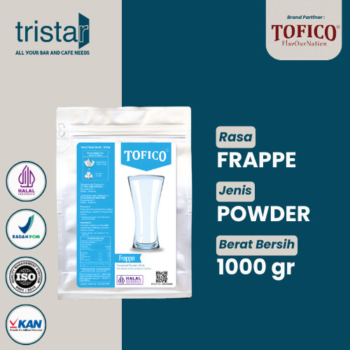 Tofico Powder Frappe 1kg - Bubuk Minuman Rasa Frappe Original Premium Quality 1000g