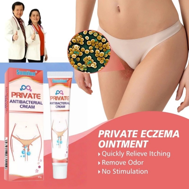 SUMIFUN Private Antibacterial Cream Eczema Cream Obat Gatal Selangkangan Eksim Jamur Psoriasis Salep