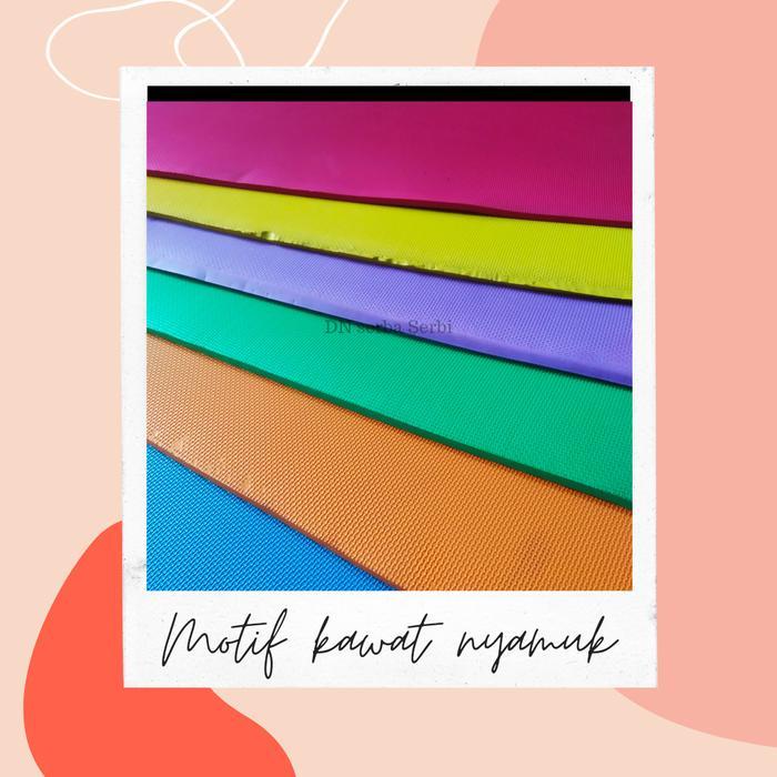 spon eva/matras /karpet 8 mm motif kawat nyamuk