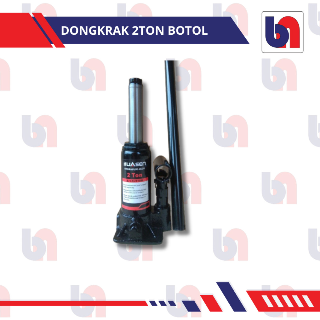 Dongkrak Hidrolik Botol 2 Ton Tabung Huasen Original Setara Tekiro Untuk Mobil Innova Pajero Sedan