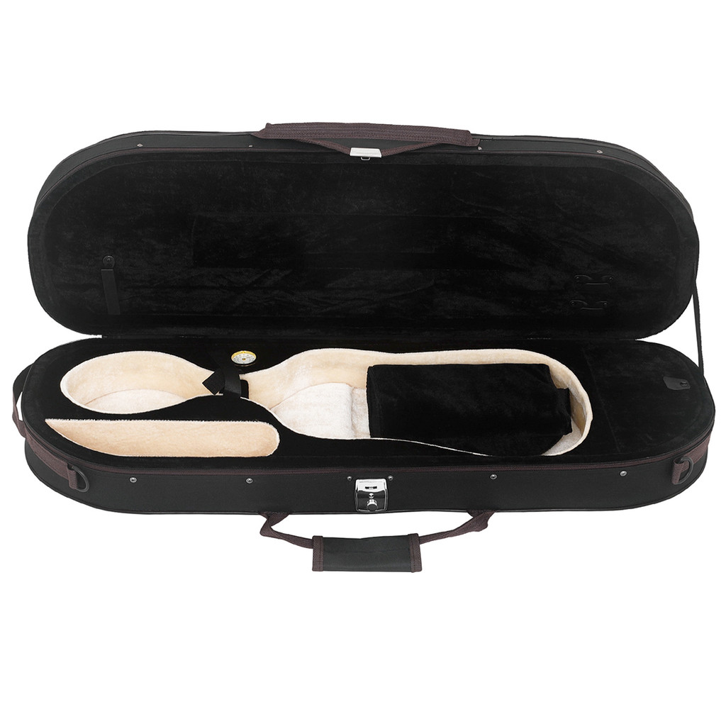 AstonVilla 44 Violin Storage Box Oxford Violin Box String trument Violin Case with Built in Hygromet