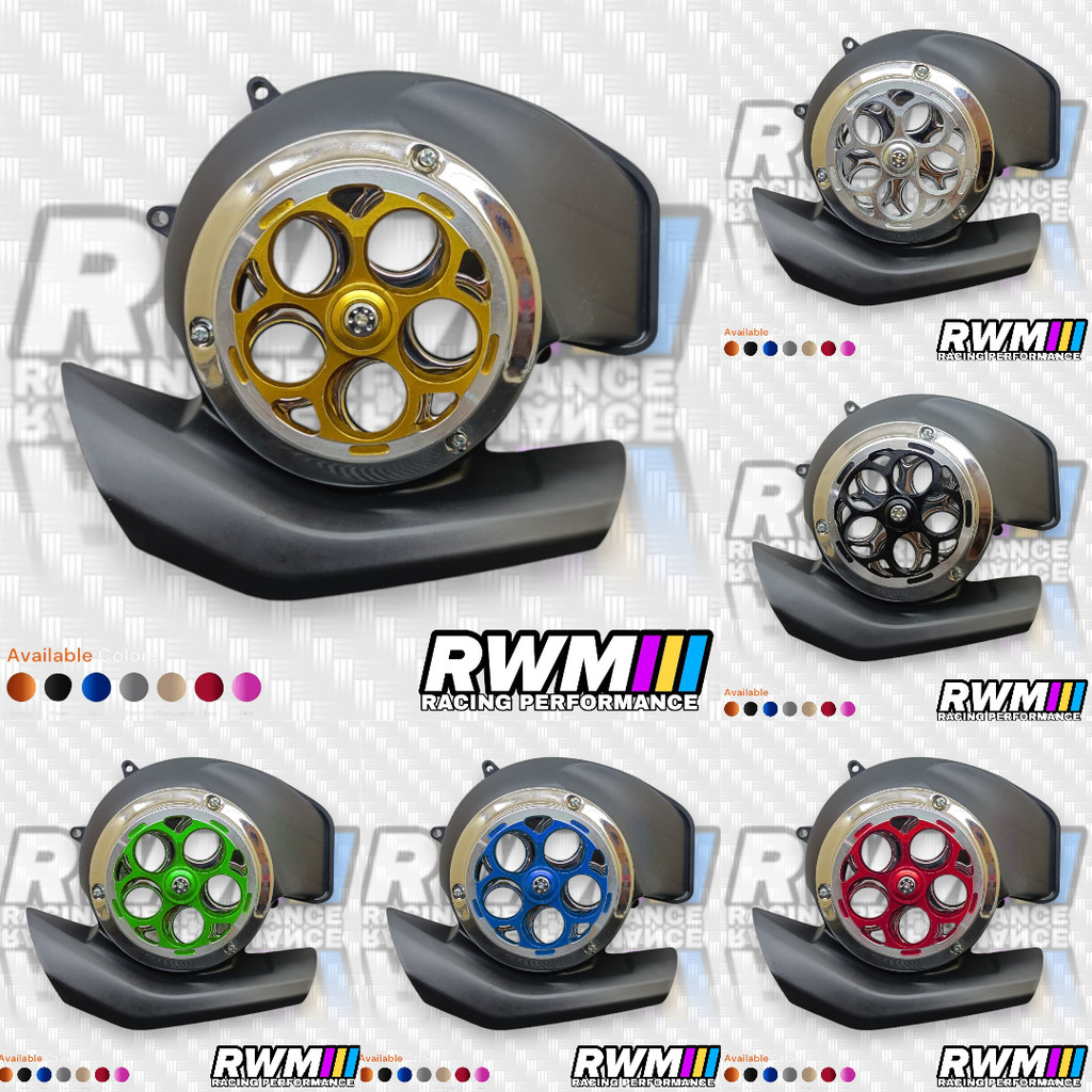 Tutup Cover Kipas Mesin Set Spiner Spinner Bulat Big Project V1 PNP Yamaha Mio M3 Mio S Mio Z Fino 1