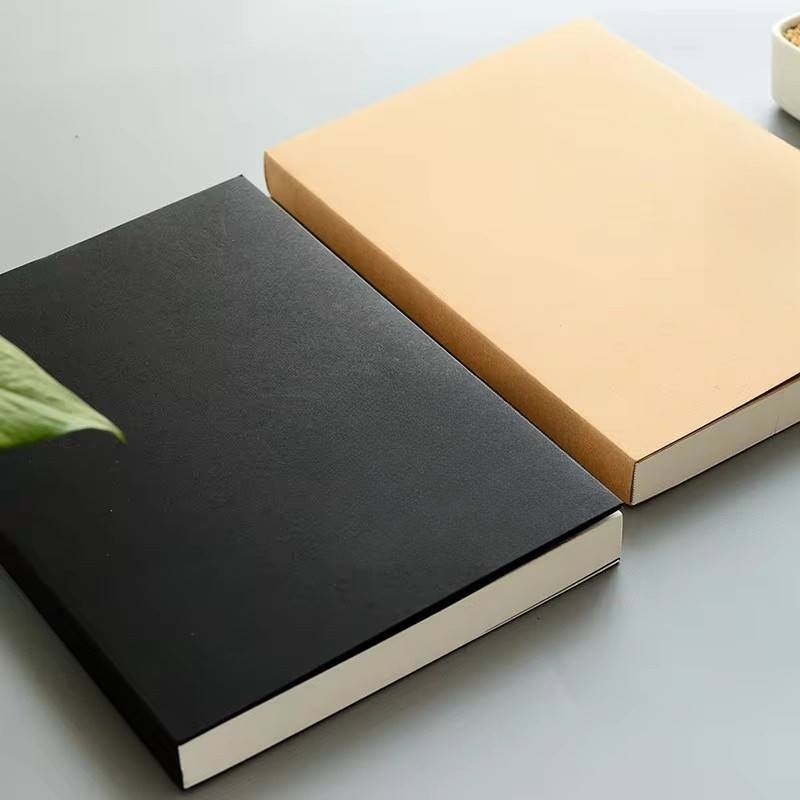 256Sheet Drawing Book black Drawing Student Notebook Sket Book Cardboard Painting  Sketbook