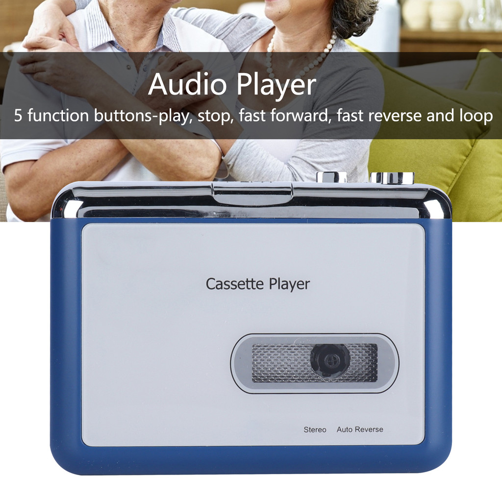 Bluetooth Player Bluetooth Cassette Player Auto Reverse Tape Player Bluetooth Output to Headphone Sp