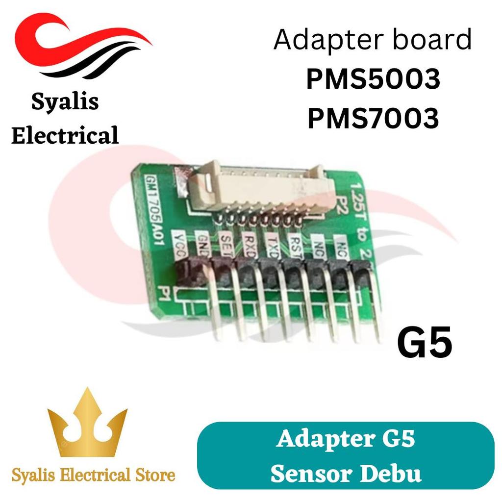 Adapter Board PMS5003 PMS7003 konektor sensor debu 1.25 to 2.54 [Syalis]