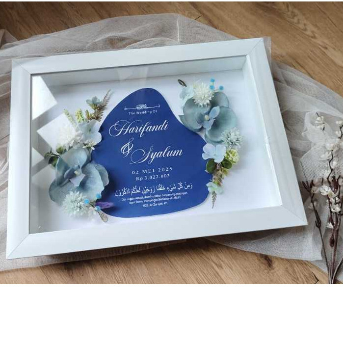 custome MAHAR PERNIKAHAN ANGGREK BINGKAI MAHAR MURAH