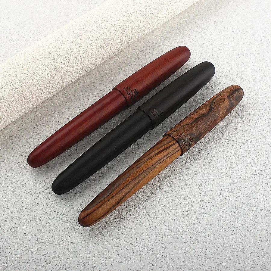 New Jinhao 9056 Log Fountain Pen Magnetic Cap Premium Wood Calligraphy Pen EF F Nib for Writing Prac
