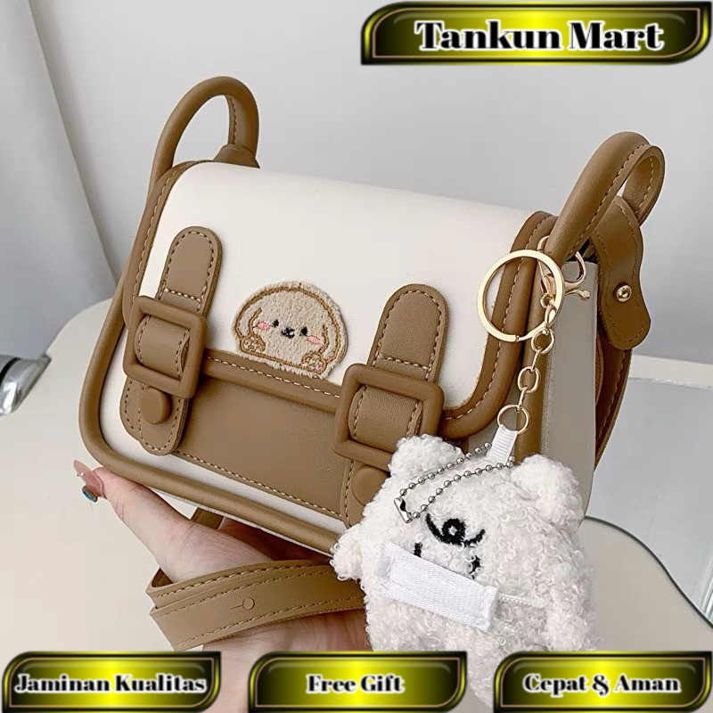 LADIESBAG - FREE GANTUNGAN TAS SELEMPANG HANDBAG WANITA  CEWEK BAG SLINGBAG SELEMPANG SHOULDERBAG KO