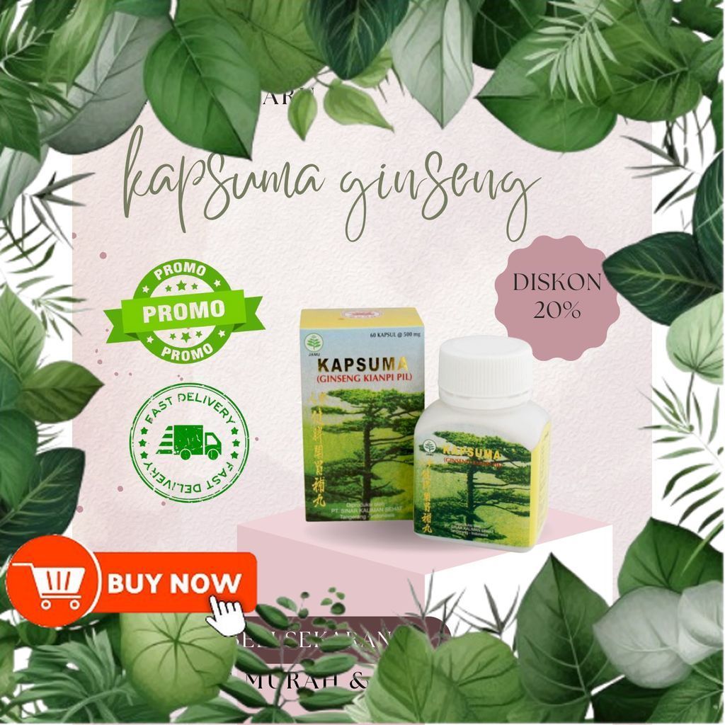 Paling Banyak Dicari ( Kianpi 100% Original Asli ) - Kapsuma Ginseng Kianpi Pil Kianpi Pil Ginseng K