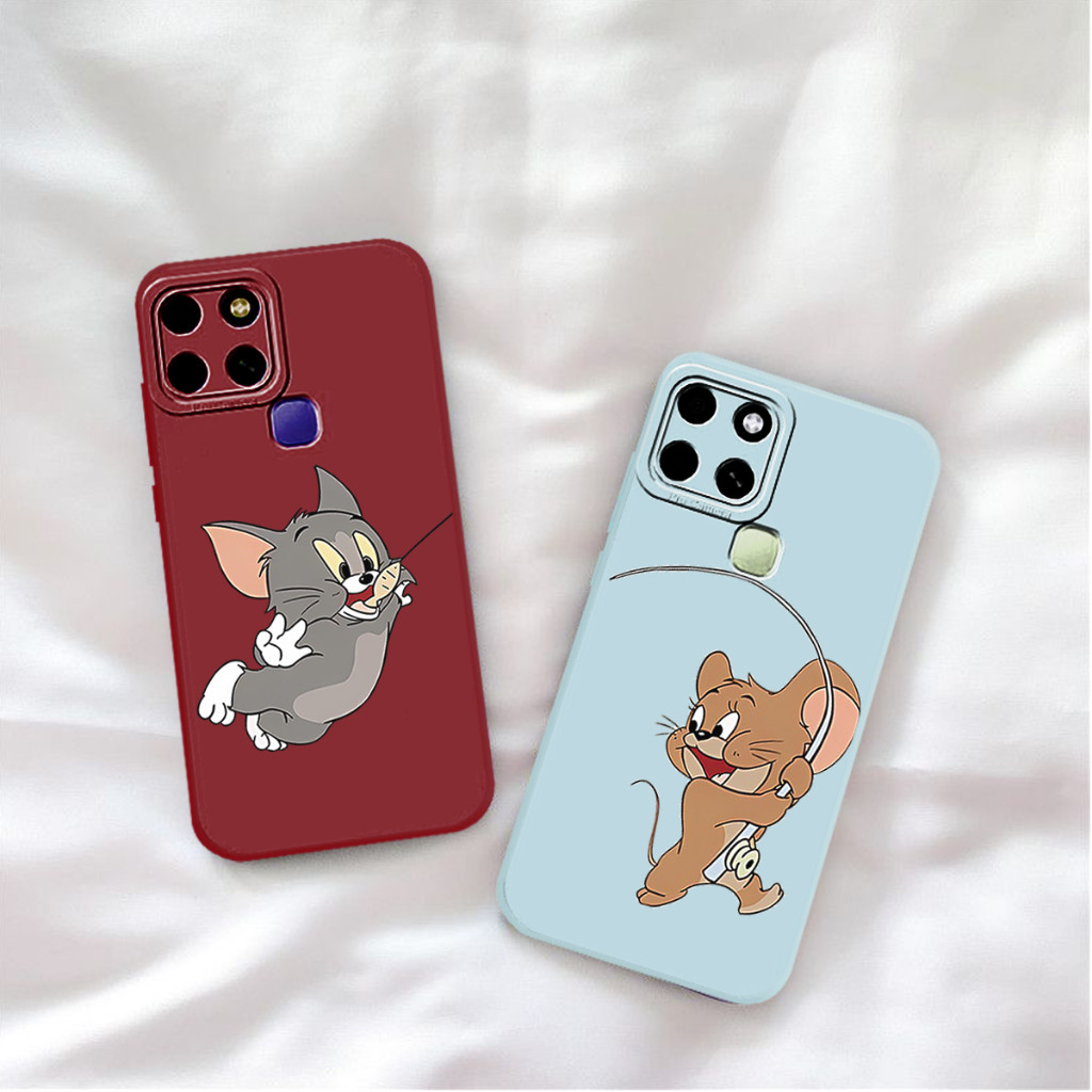 [SIF4] Softcase Macaron Prokamera Infinix Smart 6 4G 2021 Motif Tom and Jerry - Case Kartun - Case T