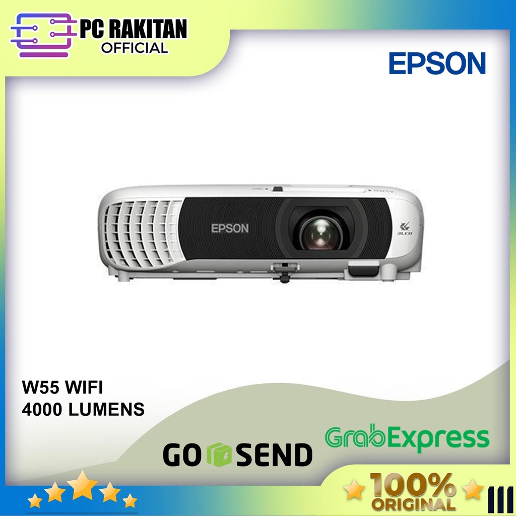 EPSON PROYEKTOR WXGA 4000 LUMENS WIFI EB W55