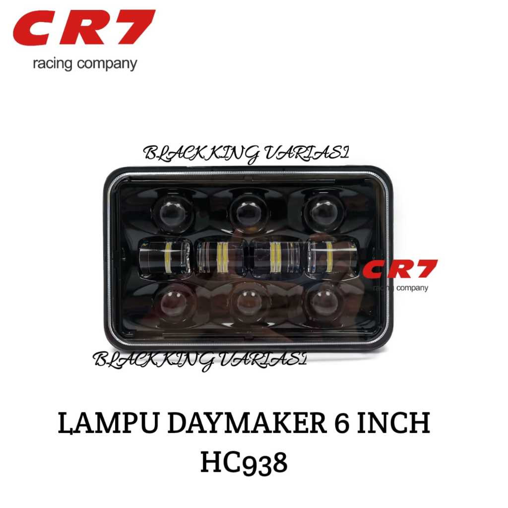 Lampu Daymaker Kotak 6 inch 10 Led Lampu Daymaker 10 Mata Lampu Tembak Daymaker Lampu Depan Daymaker