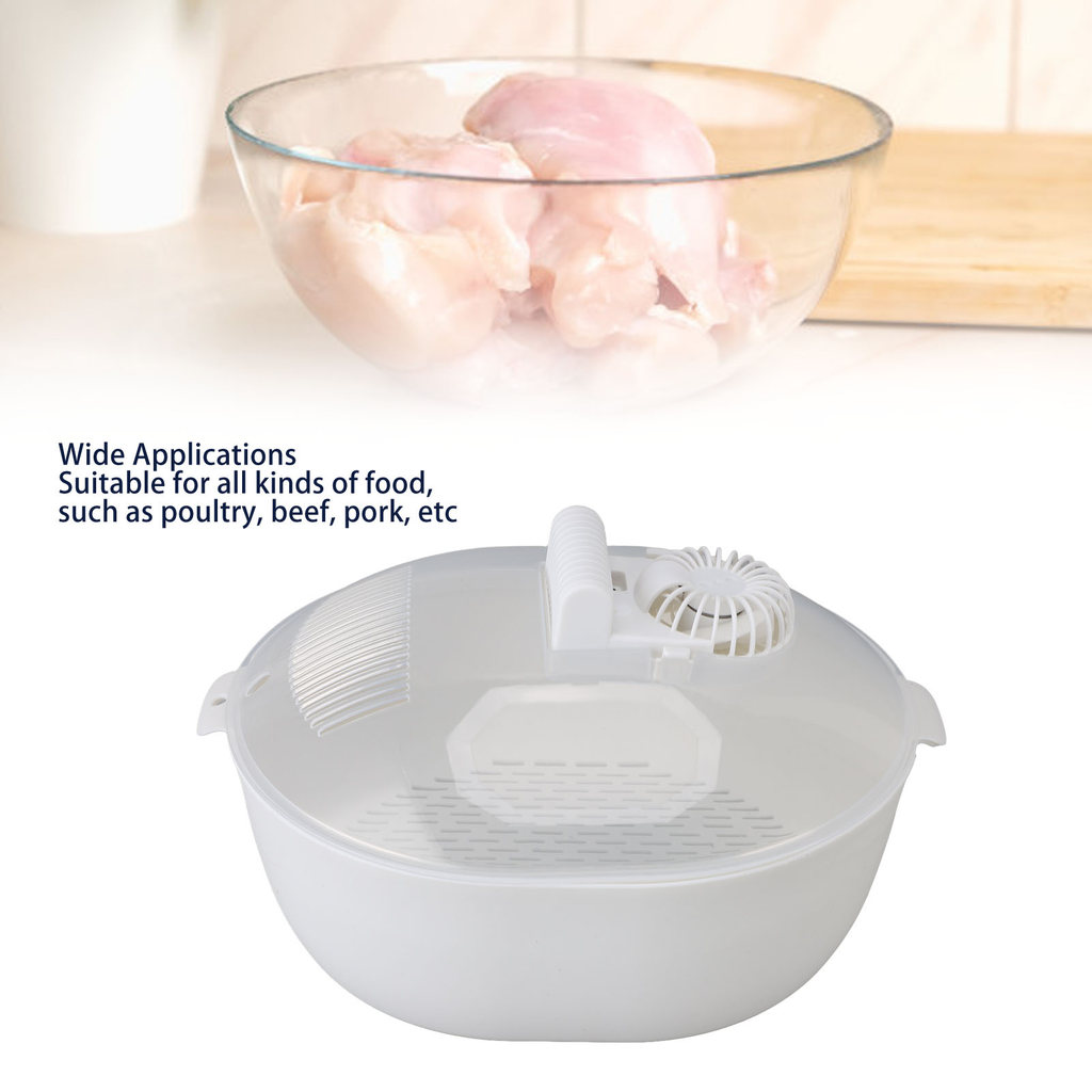 Quick Thaw Machine USB Charging Multipurpose Rapid Defrosting Tray Box For Kitchen Meat Steak