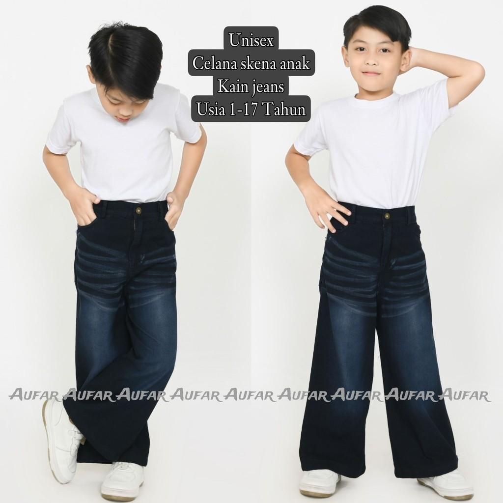 obie - skena jeans unisex anak model terbaru umur 1-17 tahun