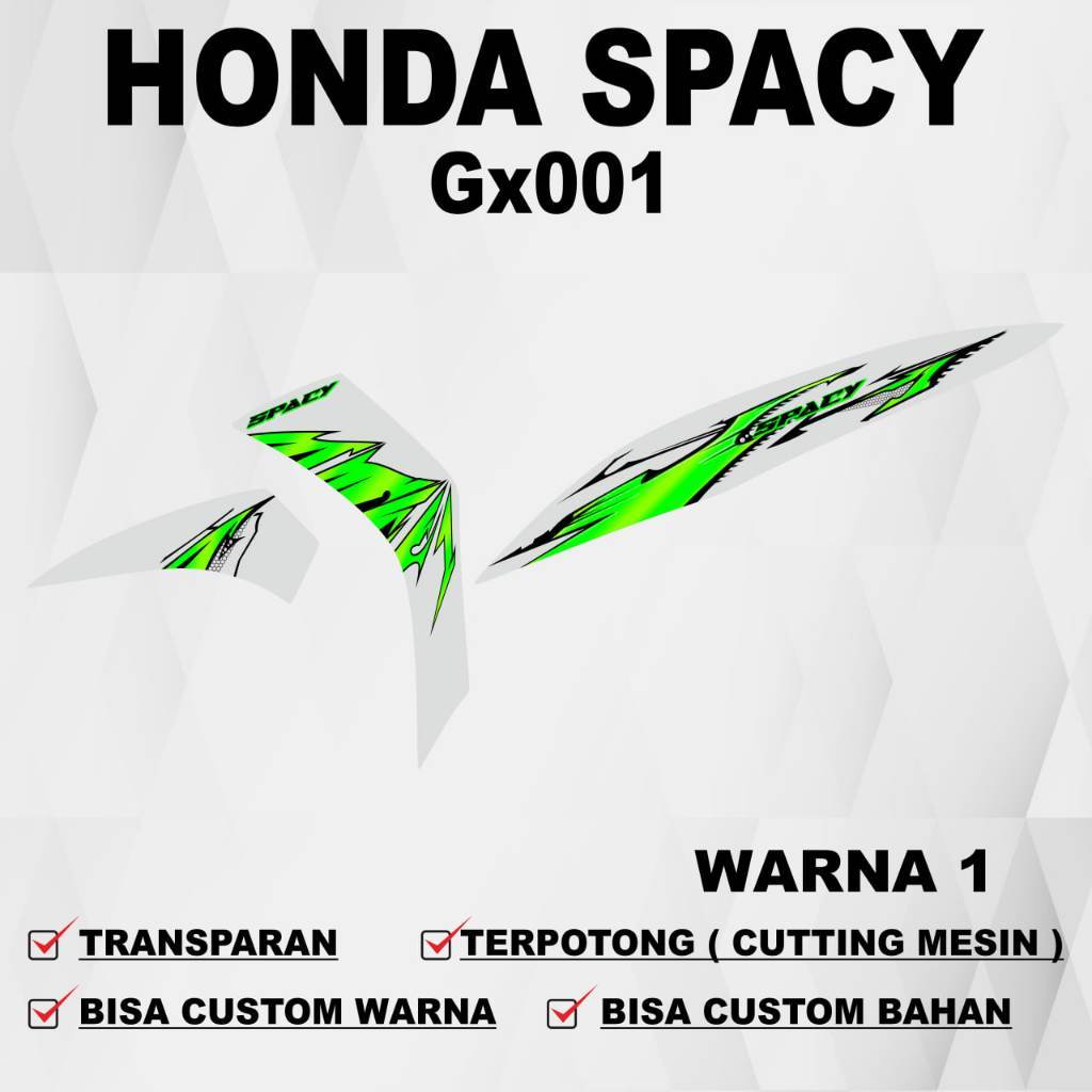 COD Stiker Spacy  Striping Spacy  Sticker Striping Decal Spacy GX001