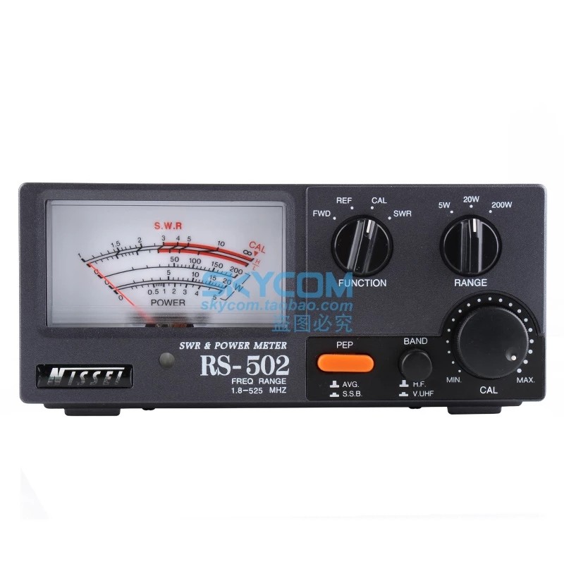 Original NISSEI RS502 Watt Tester 18525Mhz HF VHF UHF Rao Communication Transceiver Power SWR Meter