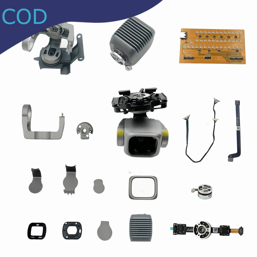 Suku cadang asli DJI Mavic Air 2S Gimbal - Bingkai kamera dengan motor pitch/Penutup belakang kamera