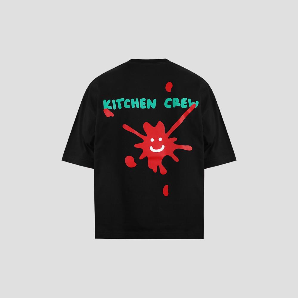 FAITH FADE x KEBAB MONSTER - Kitchen Crew Boxy Tee (Black)