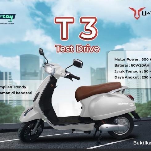 Sepeda Motor Listrik Vespa Uwinfly T3 Scooter Matic Garansi