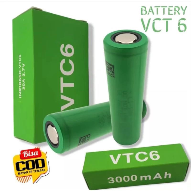 Batrai Sony Vtc6 2pasang 3000mAh