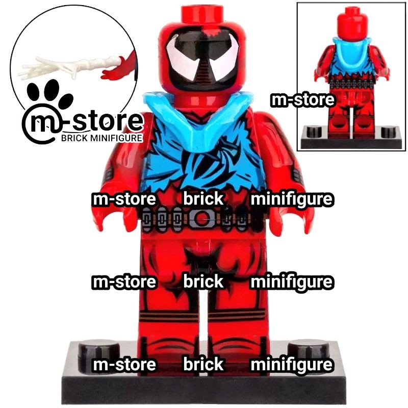 mainan kreatif edukatif spider verse scarlet spider