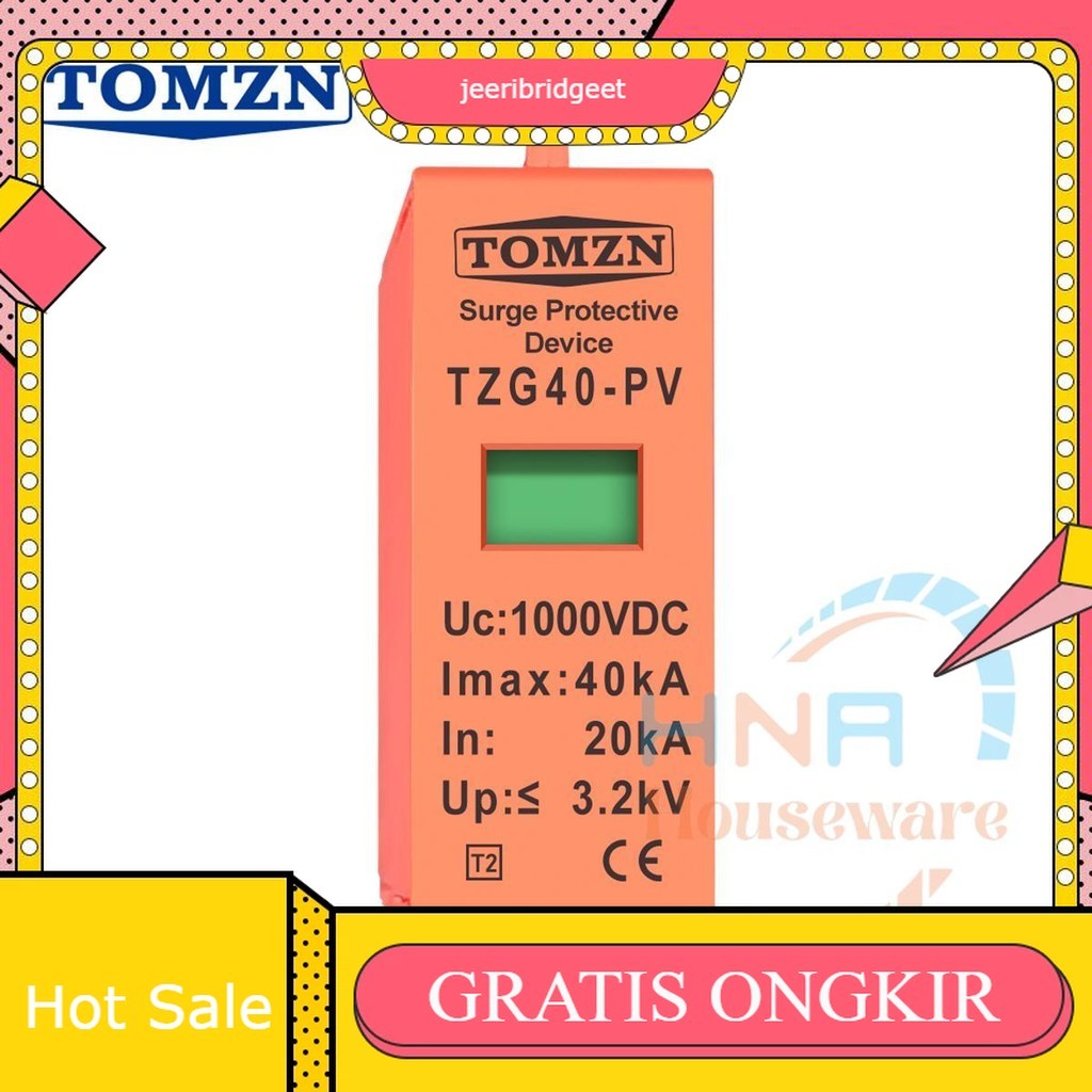 SPD DC 1000V Replaceable Replacement Cartridge Inserts for DC OBO SPD Surge Arrester