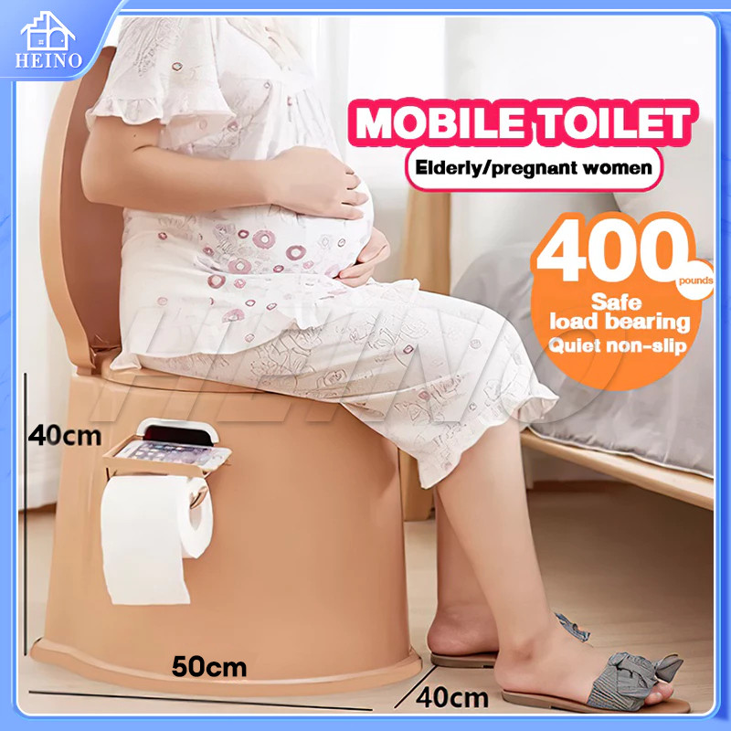 WC Duduk Portable Pispot Kursi Toilet Duduk Toilet Kursi Pispot Lansia Kursi Pispot Ibu Hamil toilet