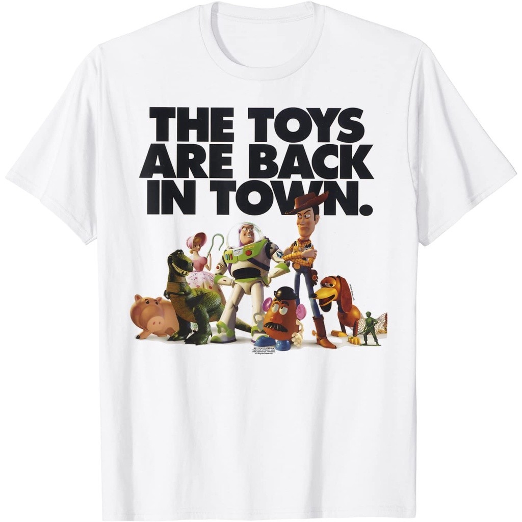 Pinky Project - Baju Kaos Disney Pixar Toy Story Toys Are Back In Town Graphic T-Shirt Premium Cotto