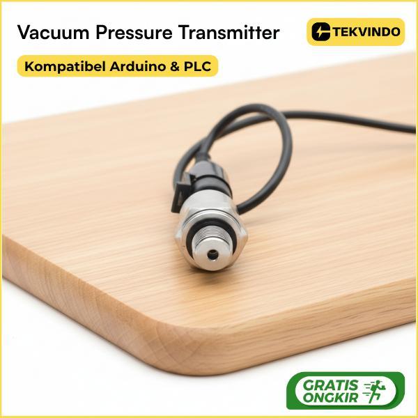 Vacuum Pressure Transmitter Sensor -1~1Bar 5V Arduino Vakum Transducer Presisi Akurat