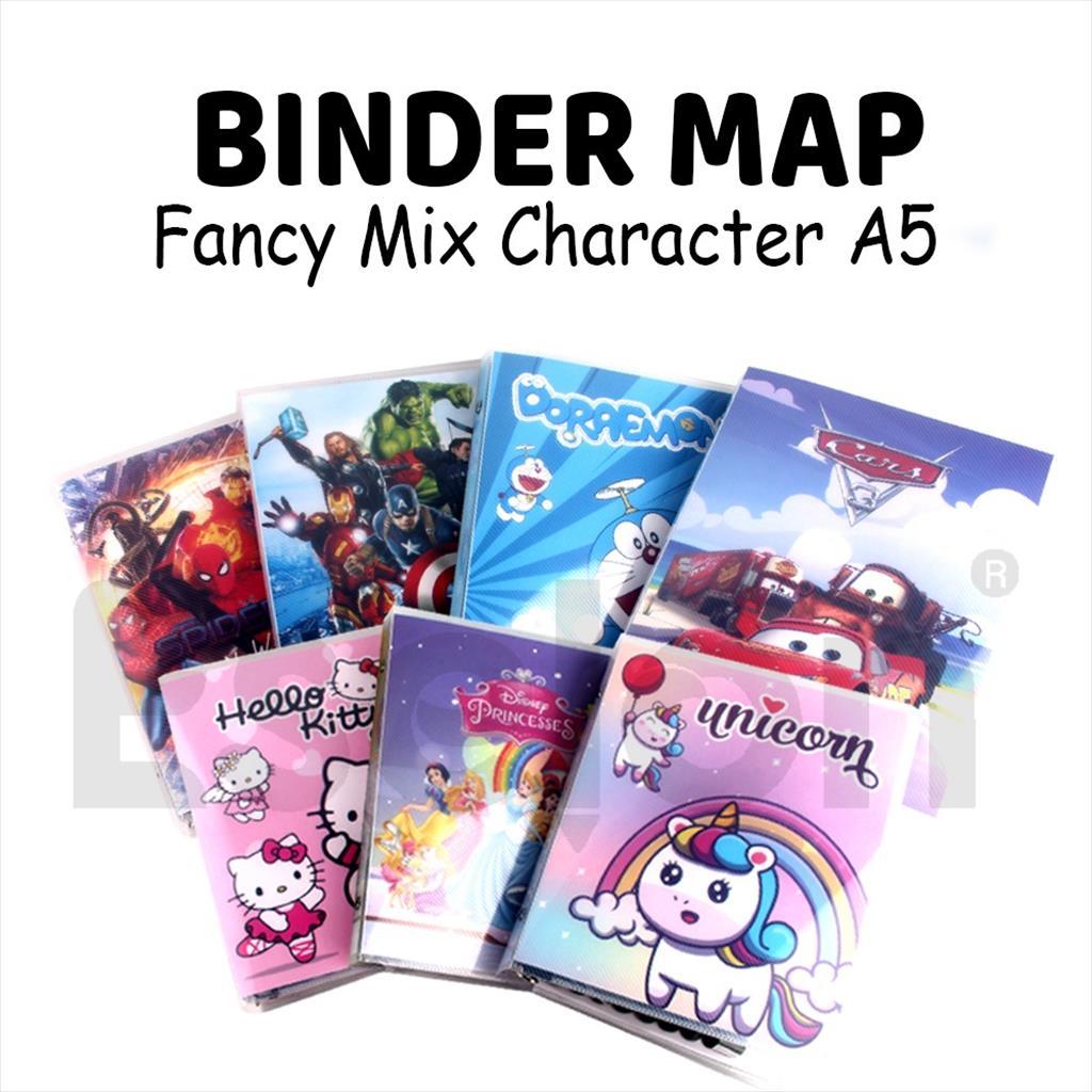 Map binder A5 karakter / Map binder fancy