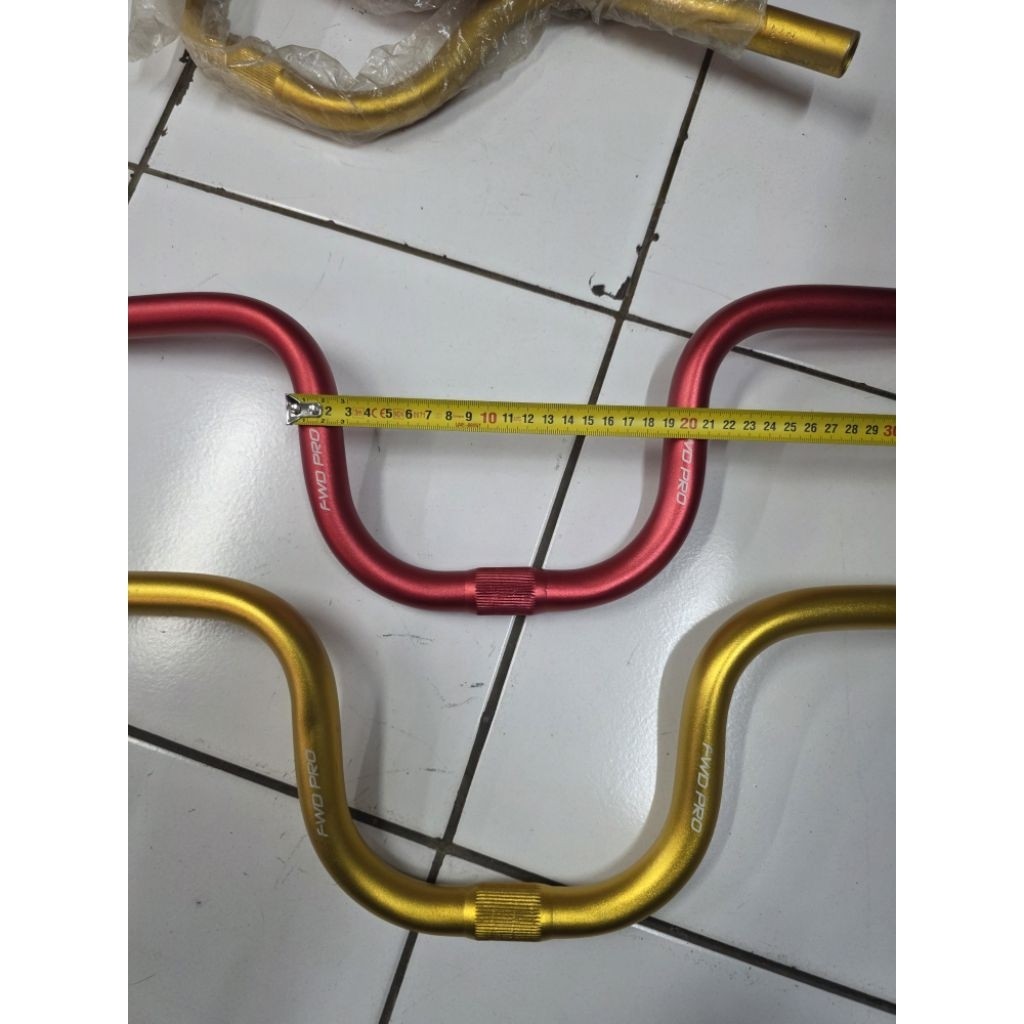 Terbaru Stang Handle Bar Sepeda Alloy Bromptom Merk FWD PRO Stang Lipat Minion