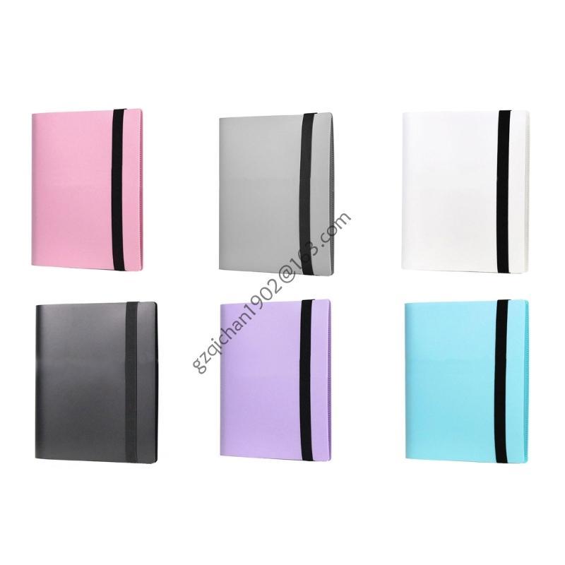 X7AB Card Binder 9 Pocket,Trang Card Binder with Card splay Design,360 Double Side Pocket Collection