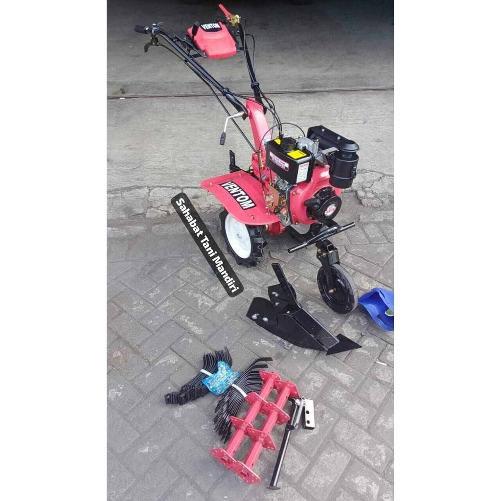 Traktor Mini Tiller Cultivator Ventom VT95DG diesel solar
