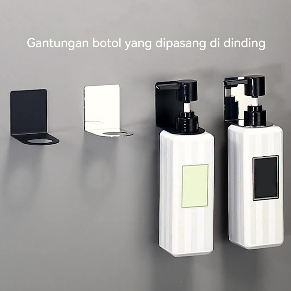 Holder Dinding Stainless Steel untuk Botol Sabun dan Shampoo