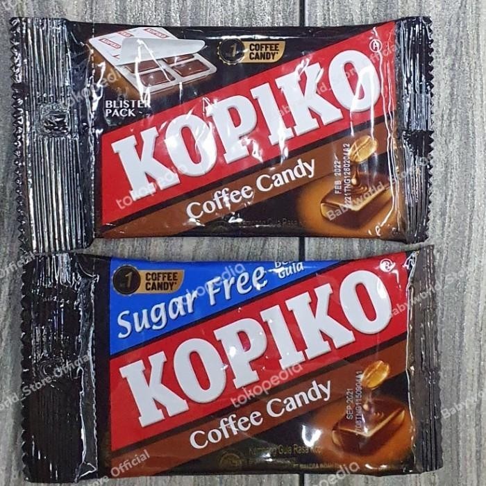 Kopiko Permen Kopi Blister Pack 24gr Original / Sugar Free